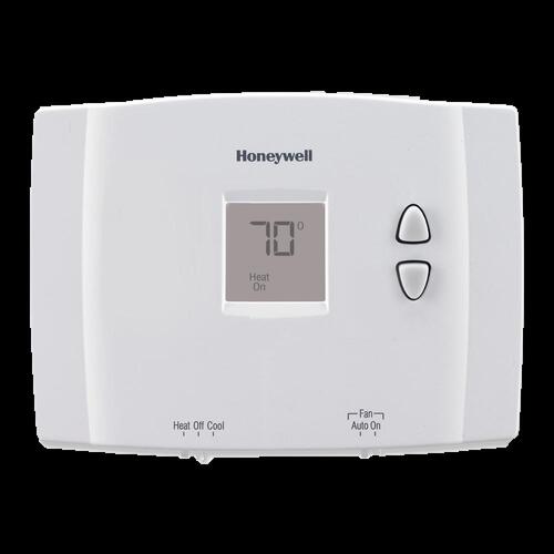 RTH111B1024 Digital Non-Programmable Thermostat, White