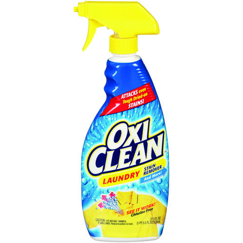 OxiClean 51693 Stain Remover, 21.5 oz Bottle, Liquid, Clear