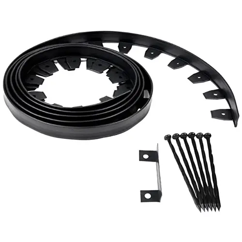 Dimex 3100-20B-6 No Dig Edging Kit, Heavy-Duty, Reinforced Nylon, 20 Ft. Black