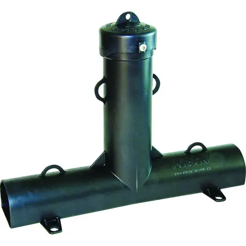 Bait Station, 15-1/4 in L, 4-1/2 in W, 12 in H, Plastic, Black