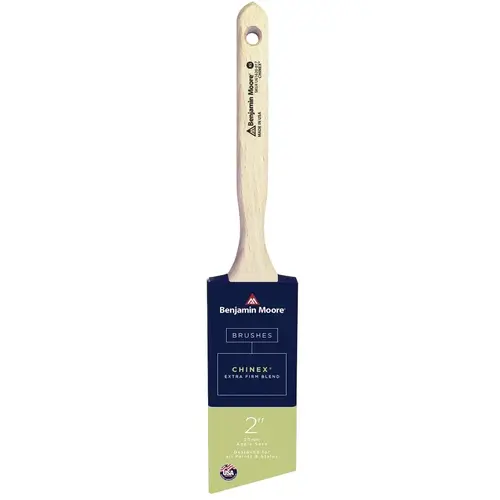 Paint Brush, Extra-Firm Brush, 2-11/16 in L Bristle, Chinex Bristle, Angle Sash Handle