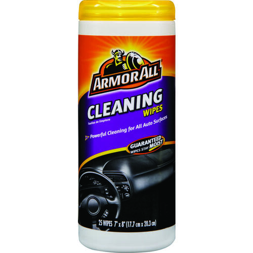Cleaning Wipes, 7 in L, 8 in W, Characteristic, Effective to Remove: Dust, Ground-in Dirt, Grime