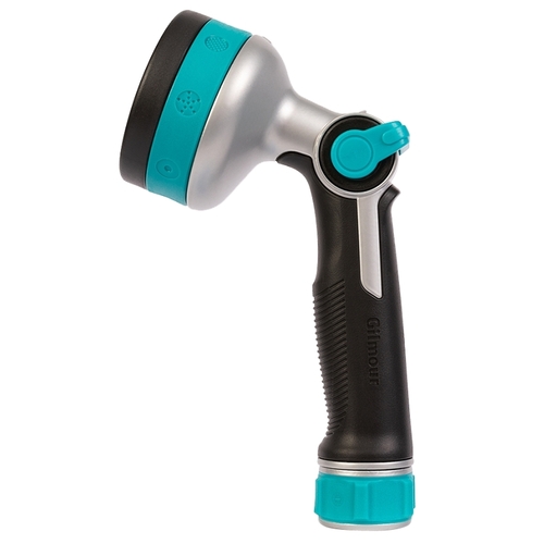 Thumb Control Pre-Set Nozzle, Swivel Aqua