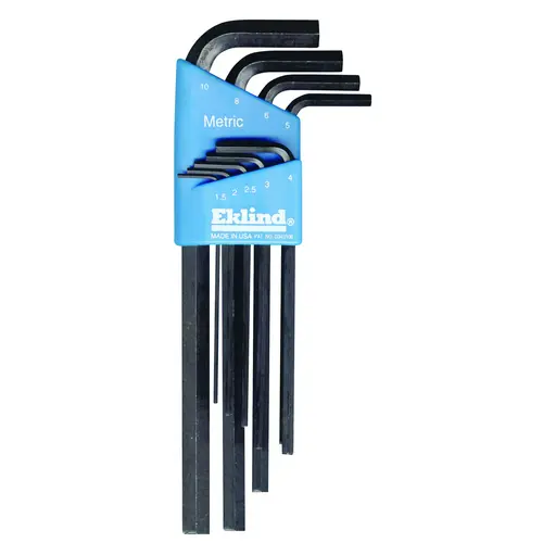 Hex L-Key Set Hex-L 1.5-10 mm Metric Long Arm Blue Black