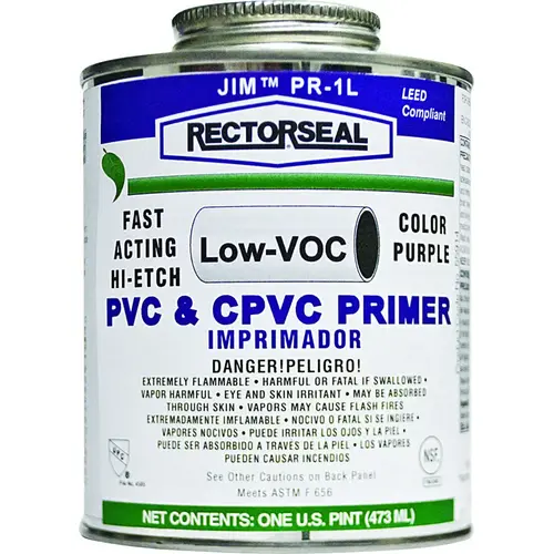 RectorSeal 55914 Hi-Etch Primer, Liquid, Purple, 1 pt