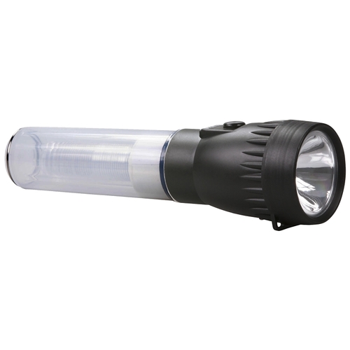 Life+Gear LG02-10160-WHI 2-in-1 Flashlight, AA Battery, LED Lamp, 50 Lumens Lumens, 200 hr Run Time, Clear