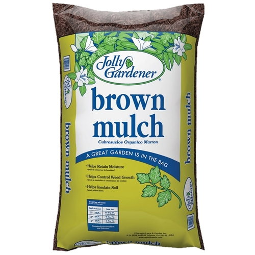 Bark Mulch, Deep Brown, 2 cu-ft Bag