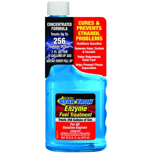 Star Brite 93016 Star Tron Enzyme Fuel Treatment, 16 oz Bottle Clear