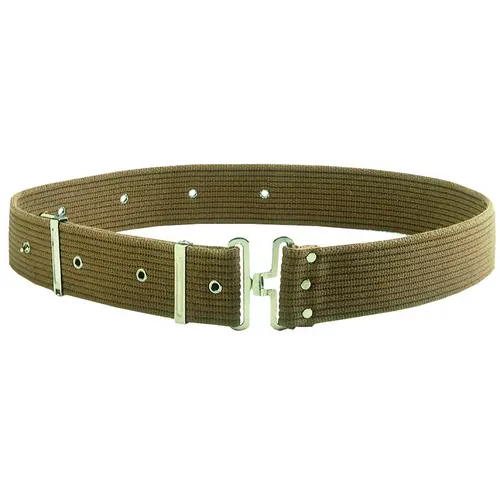 Tool Works Series Work Belt, 29 to 46 in Waist, Cotton Brown