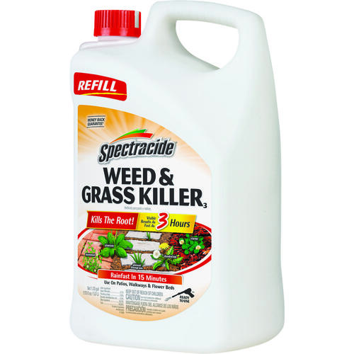 Weed and Grass Killer, Liquid, Amber, 1.33 gal Can