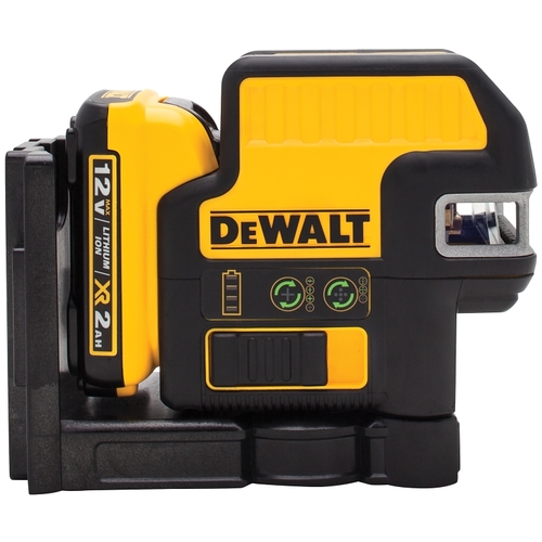 Laser Level, 165 ft, +/-1/8 in at 30 ft Accuracy, Green Laser