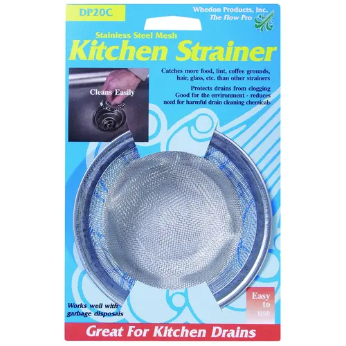 STRAINER SINK KITCHEN MESH SS