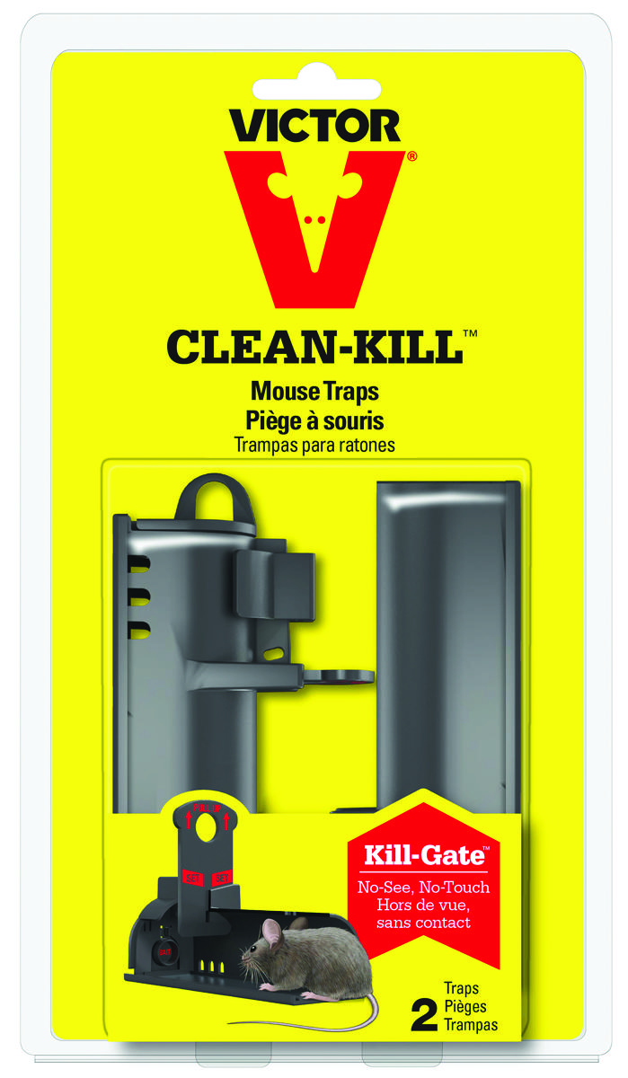 VICTOR M162S MOUSE TRAP CLEAN-KILL 2PK - Pair