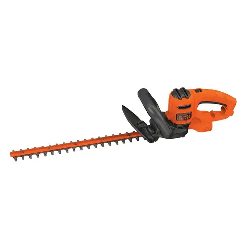 Electric Hedge Trimmer, 3.5 A, 120 V, 5/8 in Cutting Capacity, 18 in Blade, Wrap-Around Handle Orange