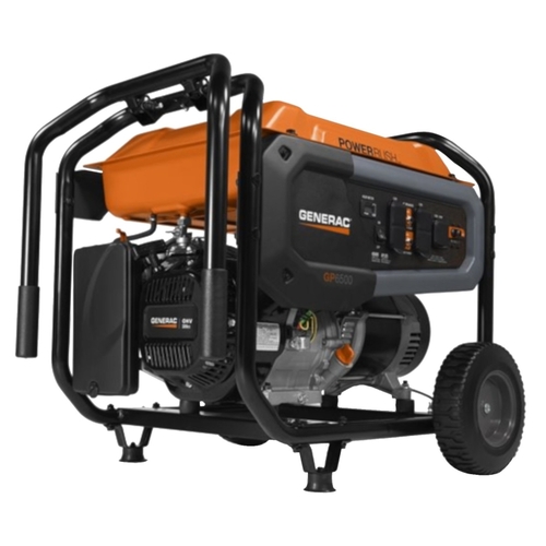 Generac 7690 GP Portable Generator, 54.2/27.1 A, 120/240 V, Oil, 6.9