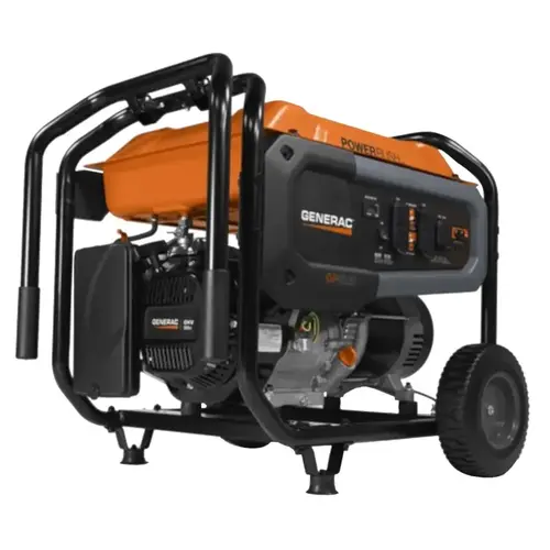 GP Portable Generator, 54.2/27.1 A, 120/240 V, Oil, 6.9 gal Tank, 10.5 hr Run Time, Recoil Start