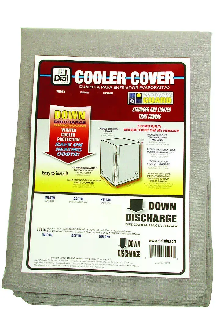 DIAL 8941 Evaporative Cooler Cover, 37 in W, 37 in D, 42 in H