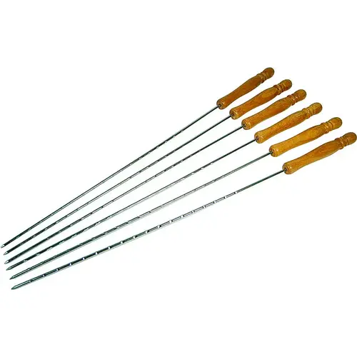 Skewers Stainless Steel 22" L Multicolored