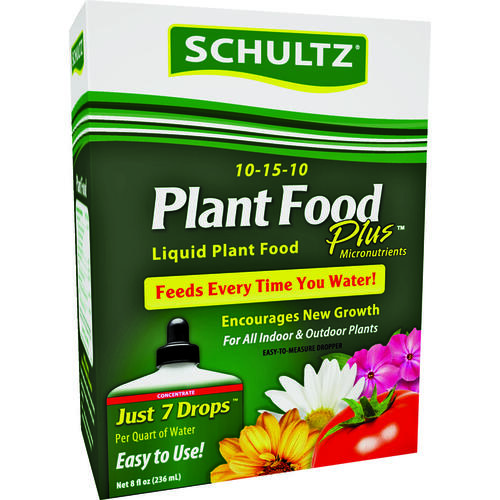 All-Purpose Plant Food, 8 oz Bottle, Liquid, 10-15-10 N-P-K Ratio