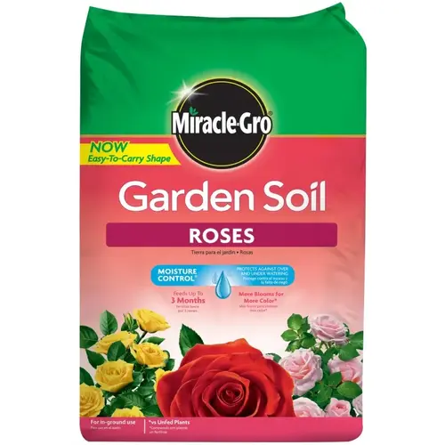 Miracle-Gro 73559430 1.5 Cu. Ft. Moisture Control Rose Garden Soil