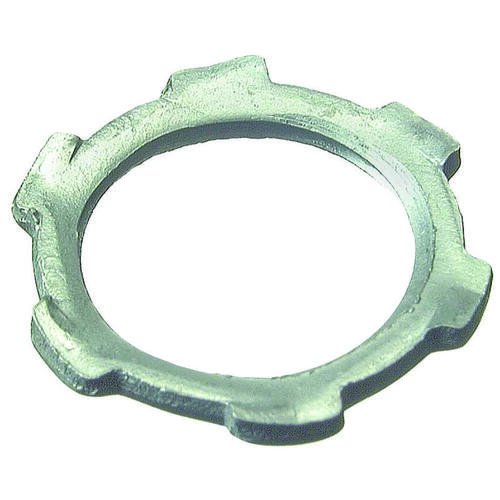 Halex 26191 Conduit Locknut, 1/2 in, Steel, Zinc - pack of 20