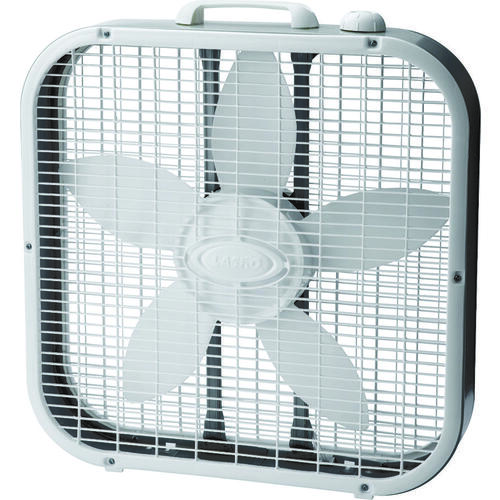 Lasko 3733 Box Fan, 3-Speed, 1710 cfm Air, White