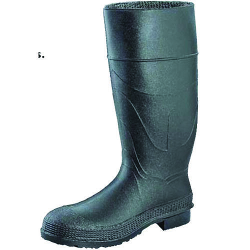Servus 18821-6 Non-Insulated Knee Boots, 6, Black, PVC Upper, Insulated: No