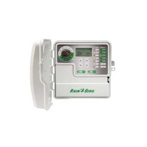 RAIN BIRD SST600OUT SST-600OUT Irrigation Timer, 25.5/120 VAC, 6 -Zone, 1 -Program, Digital Display, Wall Mounting