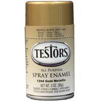 Testors 1244T Craft Paint, Metallic, Gold, 3 oz, Bottle