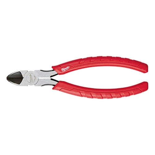 Diagonal Cutting Plier, 7 in OAL, 11/32 in Cutting Capacity, 1.13 in Jaw Opening, Red Handle