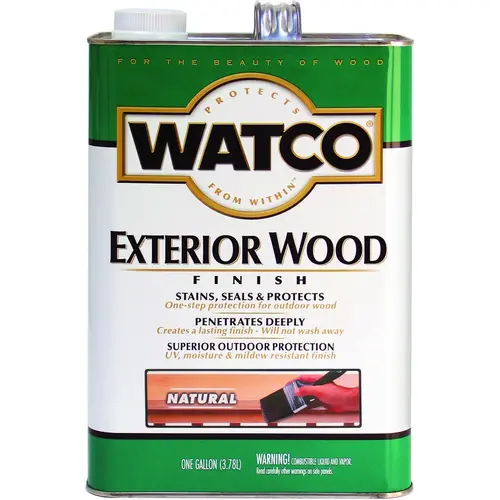 Watco 67732 Wood Finish Paint, Natural, Liquid, 1 gal, Can