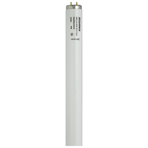 Sylvania 24671 Fluorescent Bulb, 40 W, T12 Lamp, Medium Lamp Base, 1700 Lumens, 3400 K Color Temp, Neutral White Light