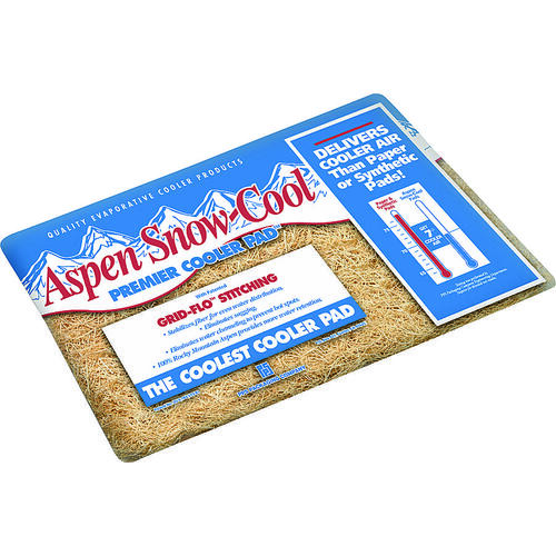 Evaporative Cooler Pad, Aspen Fiber, For Tradewinds TC-451 Coolers Natural Wood