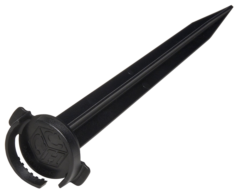 Adams 9140-99-5638 Lawn Speed Stake, 10 L, Nylon, Black