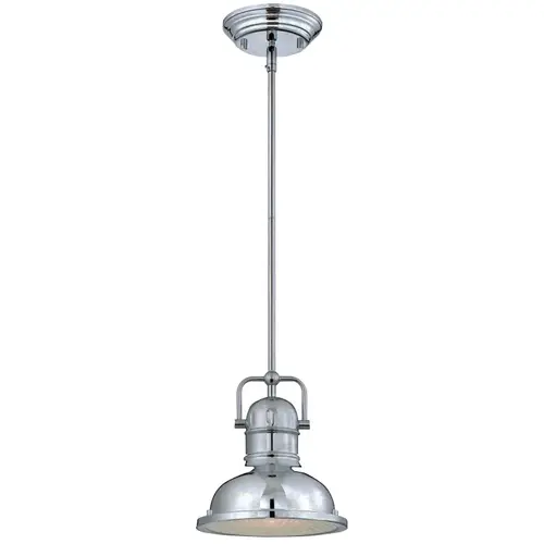 Mini Pendant Light, 120 V, 1-Lamp, LED Lamp, 800 Lumens Lumens, 3000 K Color Temp, Metal Fixture