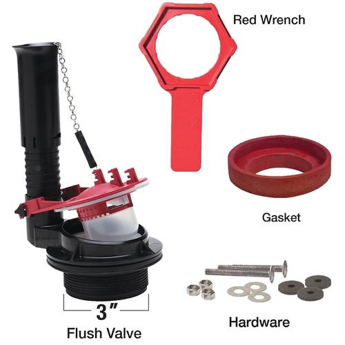 Fluidmaster K540A015T5 Flush Valve Repair Kit, For American