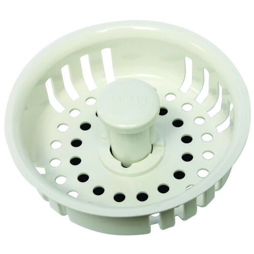 Plumb Pak PP820-26 Basket Strainer with Adjustable Post, Plastic, For: Most Kitchen Sink Drains