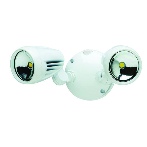 Non-Motion Security Light, 120 V, 2-Lamp, LED Lamp, 1526 Lumens Lumens, 5000 K Color Temp