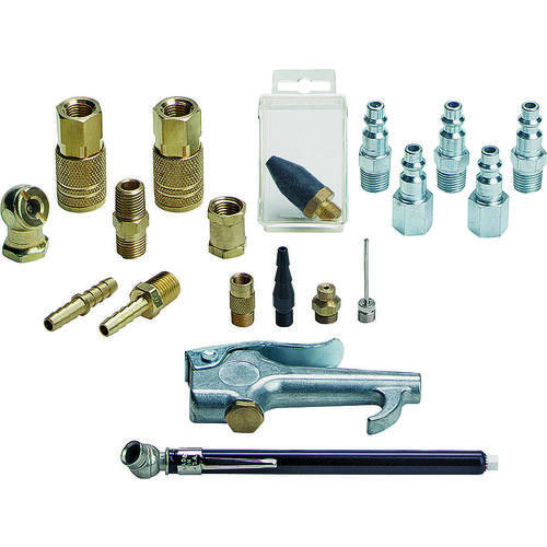 Air Coupler and Plug Set Brass/Steel 1/4" Female