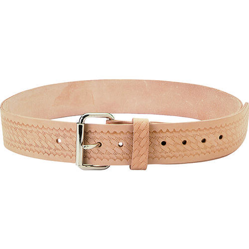 Work Belt, 29 to 46 in Waist, Leather Tan