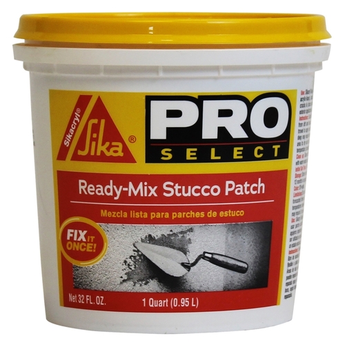 Sikacryl 503333 Stucco Patch, Off-White, 1 qt Container