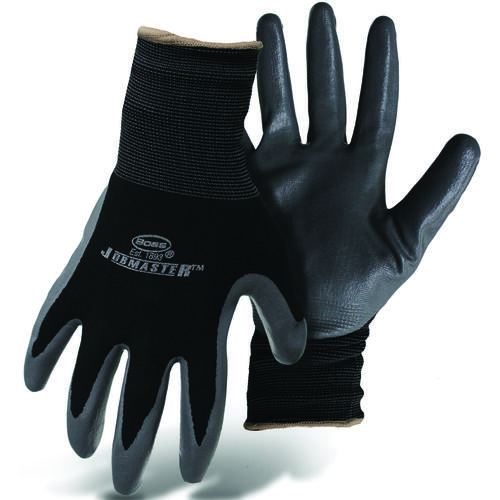 Gloves, Men's, M, Nylon Glove, Black - pack of 12