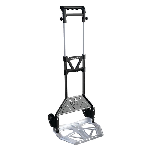 PACK-N-ROLL Series Folding Cart, 150 lb, 15-1/4 in OAW, 11 in OAH, Aluminum