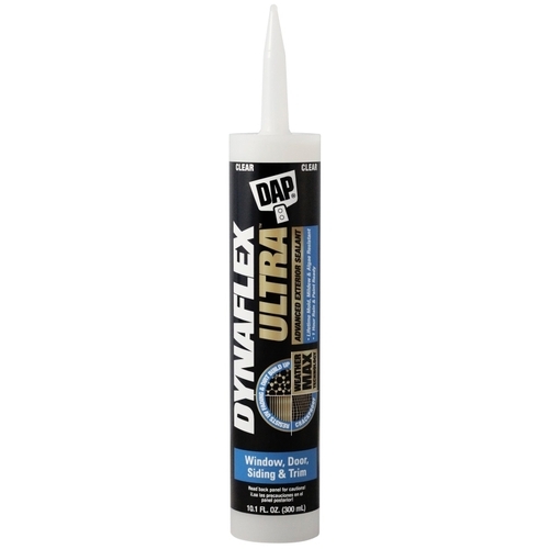 DYNAFLEX ULTRA Advanced Exterior Sealant, Clear, 40 to 100 deg F, 10.1 oz Cartridge - pack of 12