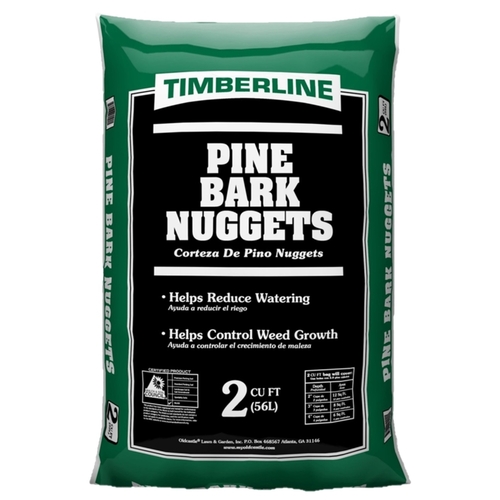 Timberline 52055472 Bark Nugget, Pine, 2 cu-ft Package, Bag