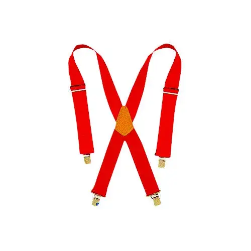 Tool Works Series Work Suspender, Nylon, Red