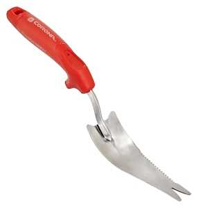 Corona CT 3354 ComfortGEL CT-3354 Weeder, 7 in L Blade, Stainless Steel Blade, Composite Handle, 6 in L Handle Red