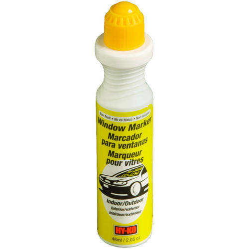 Window Marker, Non-Toxic, Rain-Resistant, Yellow