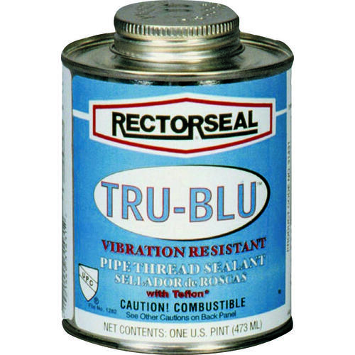 RectorSeal 31631 Tru-Blu Thread Sealant, 0.25 pt Can, Paste, Blue
