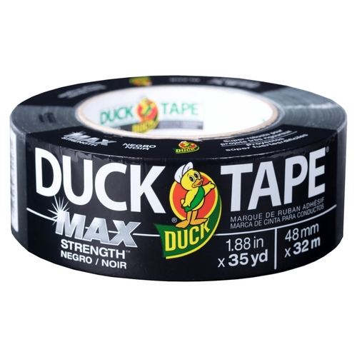 Duct Tape, 35 yd L, 1.88 in W, Black